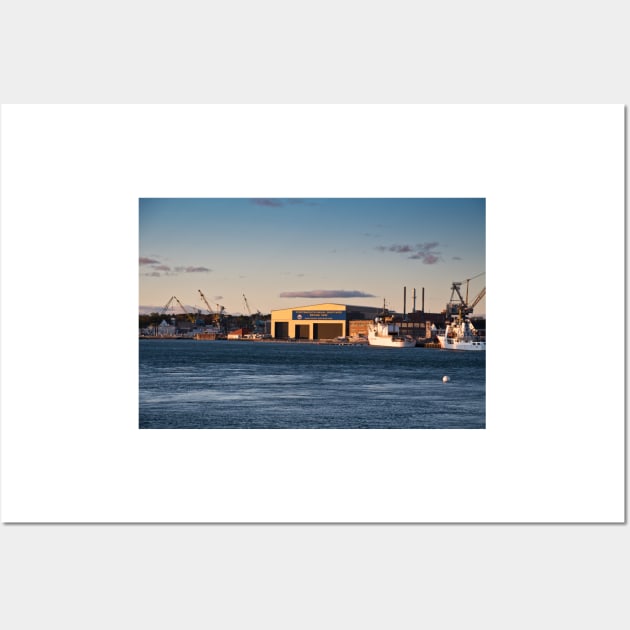 Portsmouth Naval Shipyard, Maine Wall Art by RichardGibb